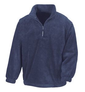 Result R33 - 1/4 Zip Fleece Oberteil Navy