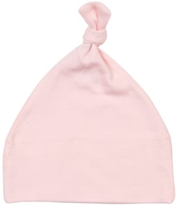 Babybugz BZ015 - Baby Ein-Knoten-Mütze Powder Pink