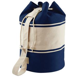 Quadra QD027 - Leinwand Duffle Bag Tasche Navy / Natural