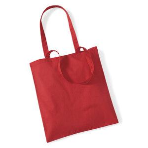 Westford mill WM101 - Baumwoll-Einkaufstasche Bright Red