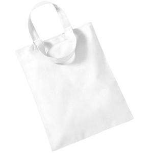 Westford mill WM104 - Einkaufstasche Kurze Griffe Weiß