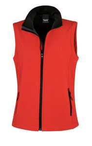 Result R232F - Core Damen Bedruckbare Softshell Weste Red / Black