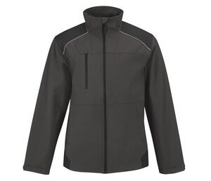 B&C Pro BC855 - High Performance Softshelljacke Dunkelgrau