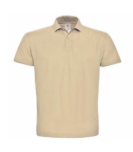 B&C BCID1 - Kurzarm Poloshirt für Herren Sand