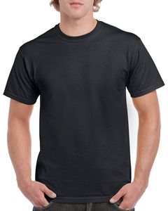 Gildan GN180 - Schweres Baumwoll T-Shirt Herren Schwarz