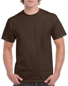 Gildan GN180 - Schweres Baumwoll T-Shirt Herren Dunkle Schokolade