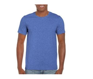 Gildan GN640 - Softstyle™ Erwachsenen Ringspun T-Shirt Heather Royal