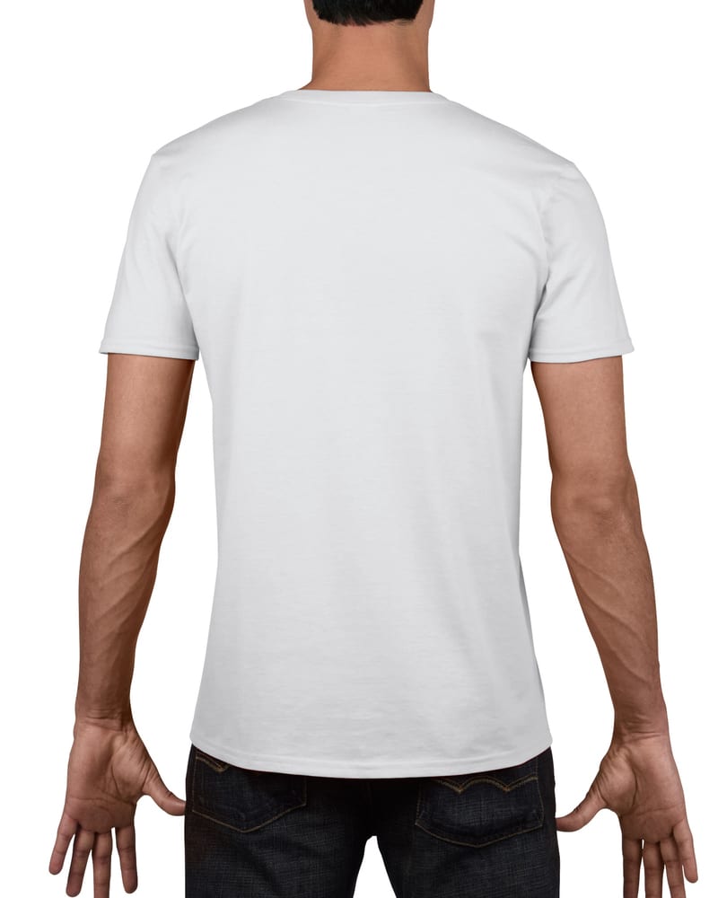 Gildan GN646 - Herren T-Shirt mit V-Ausschnitt aus 100% Baumwolle