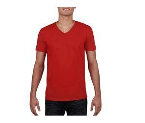 Gildan GN646 - Herren T-Shirt mit V-Ausschnitt aus 100% Baumwolle