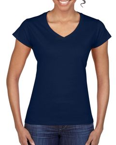 Gildan GN647 - Damen T-Shirt mit V-Ausschnitt aus 100% Baumwolle