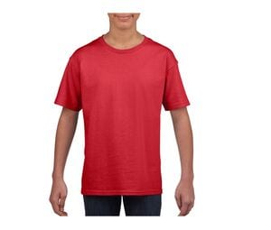 Gildan GN649 - Softstyle Kinder T-Shirt Rot