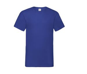 Fruit of the Loom SC234 - Valueweight T-Shirt mit V-Ausschnitt für Herren Königsblau