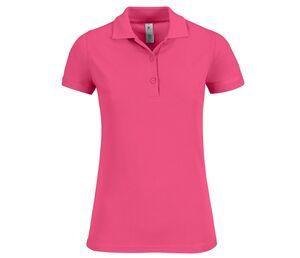 B&C BC409 - Damen Safran Timeless Poloshirt Fuchsie