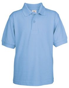B&C BC411 - Safran Kinder Poloshirt Sky Blue