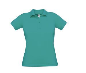 B&C BC412 - Safran Pure Damen Poloshirt Real Turquoise