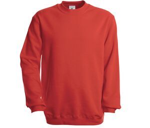 B&C BC500 - Herren Baumwoll Sweatshirt Rot