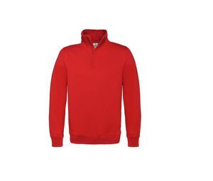 B&C BCID4 - Zip-Sweatshirt Rot