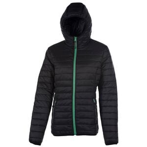 Pen Duick PK763 - Pazifik Damen Steppjacke Black/Kelly Green