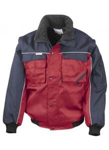 Result RS071 - Pilot Herrenjacke Abnehmbare Ärmel Red/Navy