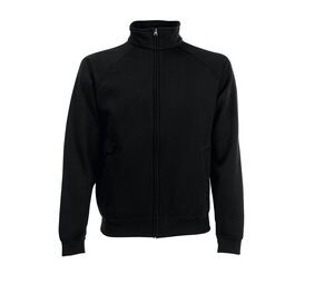 Fruit of the Loom SC365 - Herren Fleecejacke Schwarz