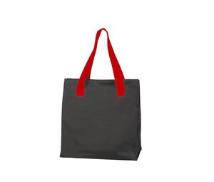 Black&Match BM900 - Shopping Bag Schwarz / Rot