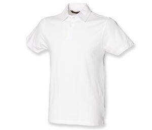 Skinnifit SFM42 - Herren Stretch Polo-T-Shirt Weiß