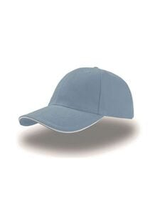 Atlantis AT003 - 6-Panel-Sandwichkappe Light Blue/White