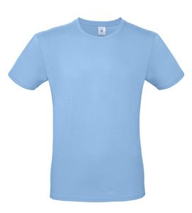 B&C BC01T - Herren T-Shirt 100% Baumwolle Himmelblau