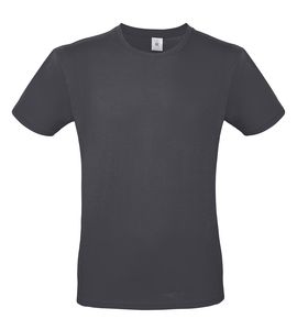 B&C BC01T - Herren T-Shirt 100% Baumwolle Dunkelgrau