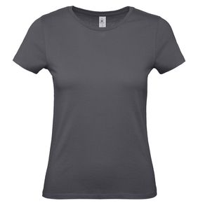 B&C BC02T - Damen T-Shirt aus 100% Baumwolle  Dunkelgrau