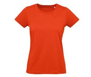 B&C BC049 - Damen T-Shirt 100% Bio-Baumwolle Fire Red