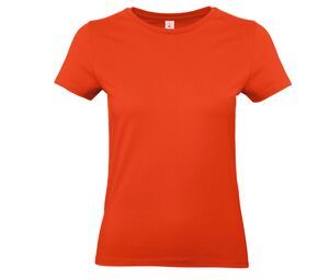 B&C BC04T - Damen T-Shirt 100% Baumwolle Fire Red