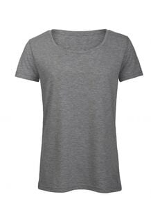 B&C BC056 - Tri-Blend T-Shirt für Damen Heather Light Grey