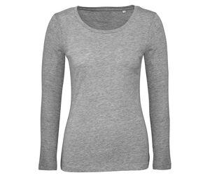 B&C BC071 - Damen Langarm T-Shirt 100% Bio-Baumwolle