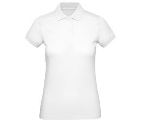 B&C BC401 - Damen Polo T-Shirt Weiß