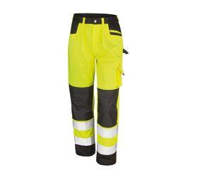 Result RS327 - Multipocket hohe Sichthose Hosen Fluorescent Yellow