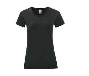 Fruit of the Loom SC151 - Rundhals-T-Shirt 150 Schwarz