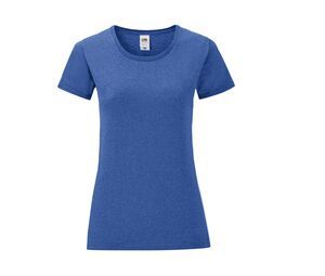 Fruit of the Loom SC151 - Rundhals-T-Shirt 150 Heather Royal