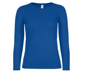 B&C BC06T - Langarm-T-Shirt für Damen Marineblauen