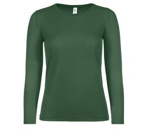 B&C BC06T - Langarm-T-Shirt für Damen Bottle Green