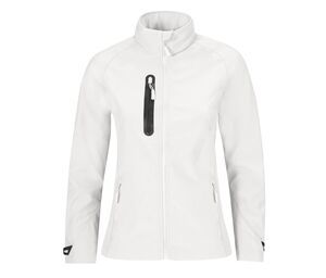 B&C BC664 - Softshell-Jacke für Damen Weiß