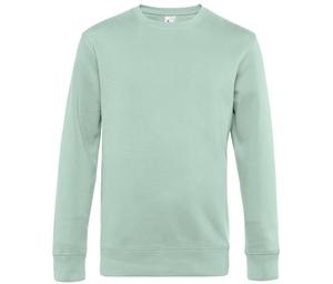 B&C BCU01K - Langarm-Sweatshirt Herren KING  Aqua Green