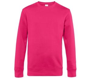 B&C BCU01K - Langarm-Sweatshirt Herren KING  Magenta Pink