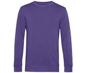 B&C BCU31B - Bio Rundhals-Sweatshirt Herren Radiant Purple