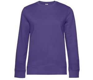 B&C BCW01Q - Damen Sweatshirt mit geraden Ärmeln  Radiant Purple