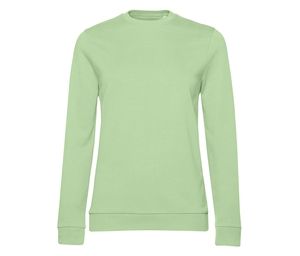 B&C BCW02W - Damen Rundhals-Sweatshirt LIGHT JADE