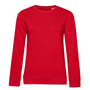 B&C BCW32B - Damen Rundhals-Sweatshirt Rot
