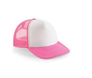 Beechfield BF645 - Vintage Snapback Trucker Cap für Herren Fluorescent Pink / White