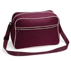 Bag Base BG140 - Retro Schultertasche Burgundy / Sand