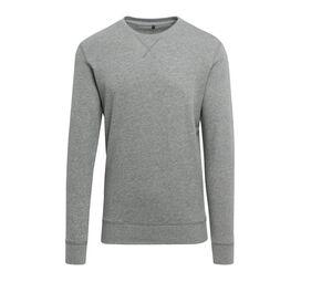 Build Your Brand BY010 - Leichtes Rundhals-Sweatshirt Heather Grey